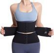 Корсет для талии Утягивающий Super waist с двойной утяжкой для похудения, Черный, S Super-1001 фото